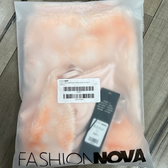 Fashion Nova Bikini Sunsuit Set - Picture 4 of 5